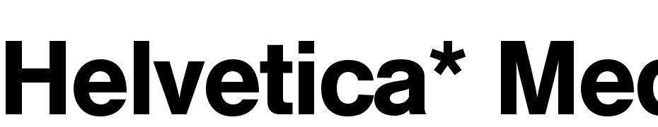 Helvetica* Medium Font Download Free